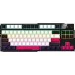 LORGAR Klávesnice KBP70TKLW, TKL mechanická, 75%, bezdrátová herní, černá/červená, CS