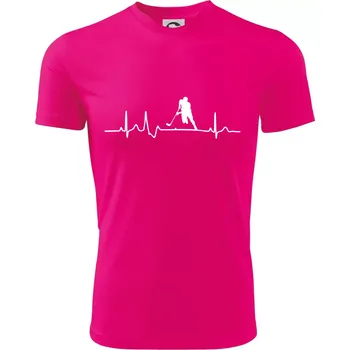 EKG floorball - Dětské triko sportovní (dresovina) - 158 cm/12 let ( Neon Pink )