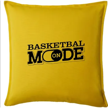 Polštář Basketbal mode - Polštář 50x50 - 50x50 - Pouze potah ( Žlutá )