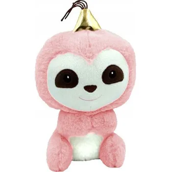 plyšák PLYŠOVÁ HRAČKA PLYŠOVÝ LENOCHOD OLO RŮŽOVÝ 23 CM