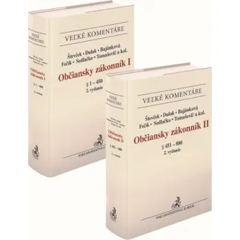 Občiansky zákonník I a II. zväzok (collegium)(Pevná)