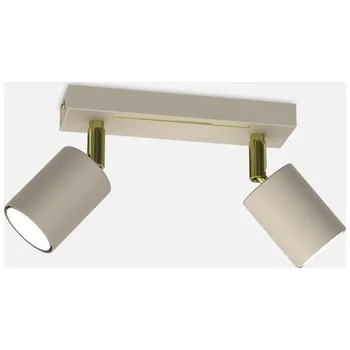 Béžovo-zlatá dvoubodová světelná lišta STRIPER