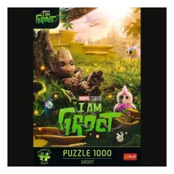 Puzzle Puzzle Trefl 1000 dílků Puzzle Premium Plus Quality Marvel 1000 dílků - Groot