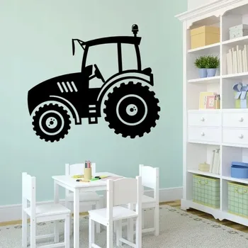 Samolepící dekorace Traktor Zetor - vinylová samolepka na zeď 80x69cm