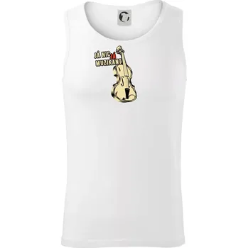 Já nic, já muzikant - Tílko pánské Core - XL ( Bílá )