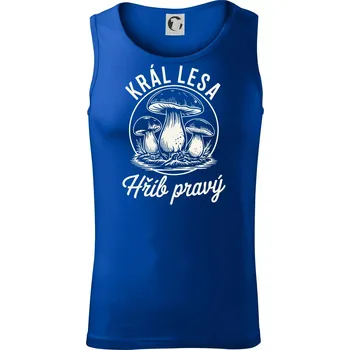 Král lesa hřib pravý - Tílko pánské Core - 2XL ( Královská modrá )