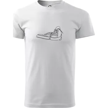 Boty jedním tahem - Triko extra velké (5-8XL) - 7XL ( Bílá )