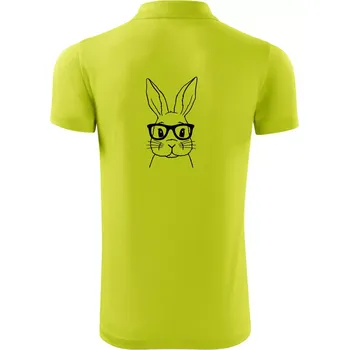 Pánská košile Králík s brýlemi - Polokošile Victory sportovní (dresovina) - XL ( Limetková )