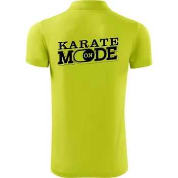 Pánská košile Karate mode - Polokošile Victory sportovní (dresovina) - 2XL ( Limetková )