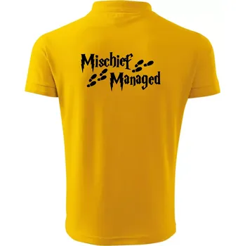 Pánská košile Harry - Mischief Managed - Polokošile pánská Pique Polo 203 - 5XL ( Žlutá )