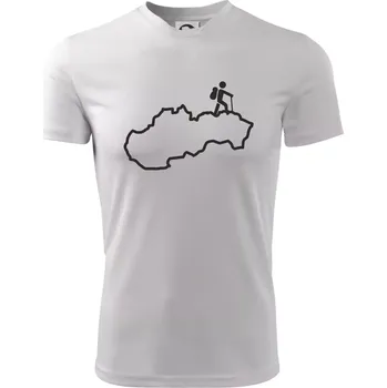 Chlapecké oblečení Slovenský turista - Dětské triko sportovní (dresovina) - 158 cm/12 let ( Bílá )