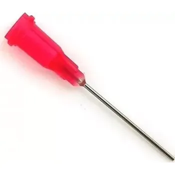 Lepící sada Teflonová jehla PPT25 1" červená (Teflonová dávkovací jehla vhodná pro všechny druhy kapalin. Barva červená – průměr 0,2 mm.)