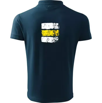 Pánská košile Turistická značka - žlutá - Polokošile pánská Pique Polo 203 - 3XL ( Námořní modrá (velmi tmavá - téměř černá) )