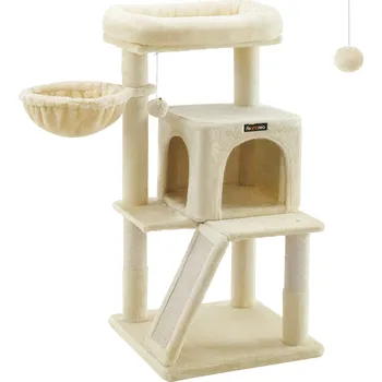 Textilomanie Kočičí stromové škrabadlo TIGER béžové