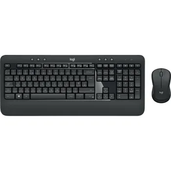 Počítač Logitech klávesnice s myší Wireless Combo MK540 ADVANCED, CZ/SK, USB, unifying přijímač, silent, černá 920-008688