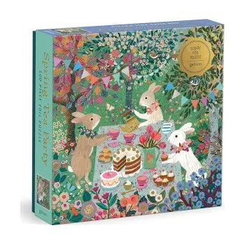 Hračka Spring Tea Party 500 Piece Foil Puzzle (Galison)(Puzzle)