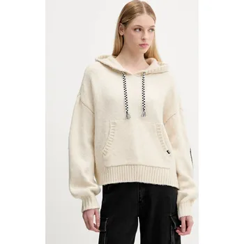 Dámský svetr Svetr Vans dámský, béžová barva, VN000R52FS81 01X, vel. M