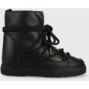 Dámská zimní obuv Kožené sněhule Inuikii FULL LEATHER WEDGE černá barva, 1001.004.0091.000 75203.087.Black 99X, EUR 40
