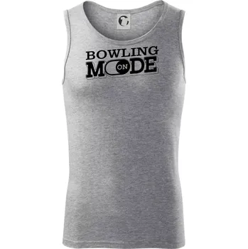 Bowling mode - Tílko pánské Core - XL ( Tmavě šedý melír )