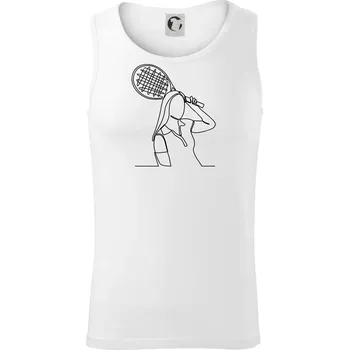 Pánské termoprádlo Tenistka jednim tahem - Tílko pánské Core - M ( Bílá )