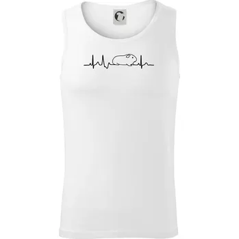 EKG morče - Tílko pánské Core - S ( Bílá )