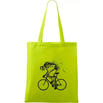 Cyklo kostra - Taška bavlněná - 42 x 38 cm ( Limetková )