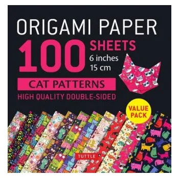 Origami Paper 100 sheets Cat Patterns 6" (15 cm) (Tuttle Publishing)(Diář)
