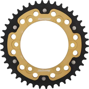 Řetězová sada pro motocykl Rozeta SUPERSPROX STEALTH RST-1490:42-GLD zlatá 42 zubů, 520