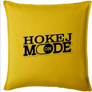 Polštář Hokej mode - Polštář 50x50 - 50x50 - Pouze potah ( Žlutá )