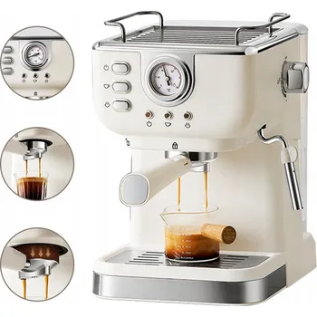 Kávovar Automatický automatický kávovar Allba CM3120 850 W béžový/hnědý