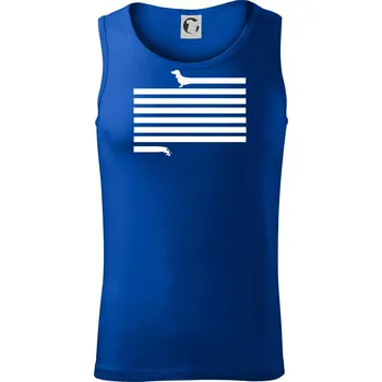 Jezevčík dlouhý - Tílko pánské Core - M ( Královská modrá )