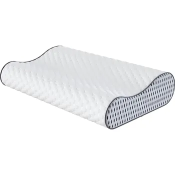 Polštář Ergonomický polštář COMO POINT SPACE 50x33 cm bílý