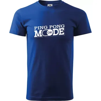 Pánské tričko Ping pong mode - Triko extra velké (5-8XL) - 6XL ( Královská modrá )