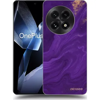 Pouzdro na mobilní telefon Picasee silikonový černý obal pro OnePlus 13 5G - Fialová