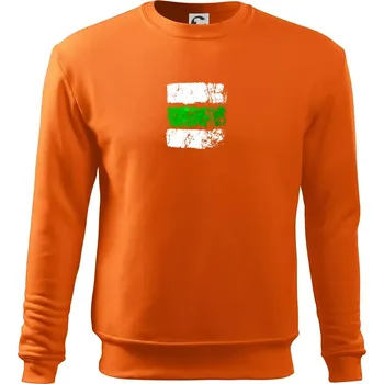 Pánská mikina Turistická značka - zelená - Mikina Essential pánská - M ( Oranžová )