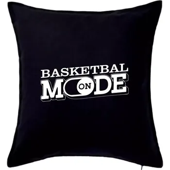 Polštář Basketbal mode - Polštář 50x50 - 50x50 - Pouze potah ( Černá )