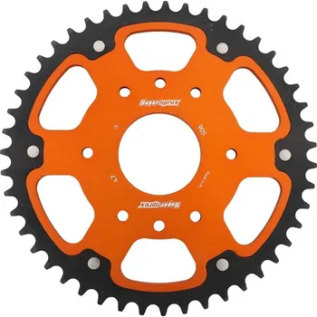 Řetězová sada pro motocykl Řetězová rozeta SUPERSPROX STEALTH RST-905:47-ORG oranžová 47 zubů, 520