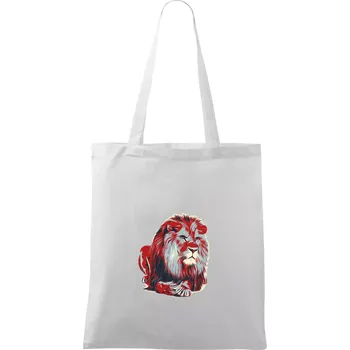 Lev vintage - Taška bavlněná - 42 x 38 cm ( Bílá )