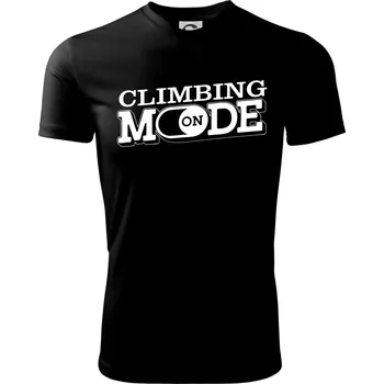 Climbing mode - Dětské triko sportovní (dresovina) - 146 cm/10 let ( Černá )