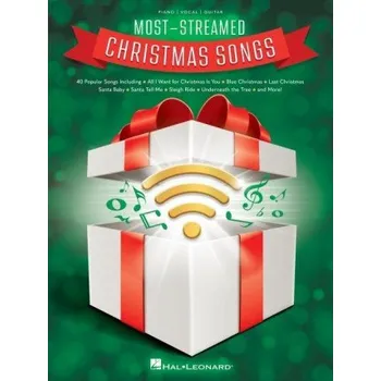 Most-Streamed Christmas Songs - 40 Popular Songs Arranged for Piano/Vocal/Guitar (Brožovaná)