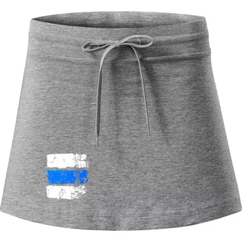 Dámská sukně Turistická značka - modrá - Sportovní sukně - two in one - M ( Tmavě šedý melír )