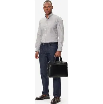 brašna na notebook Brašna na notebook Tommy Hilfiger Th Woven Computer Bag AM0AM13660 Černá OS