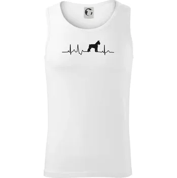 Pánské termoprádlo Ekg knírač tělo - Tílko pánské Core - 2XL ( Bílá )