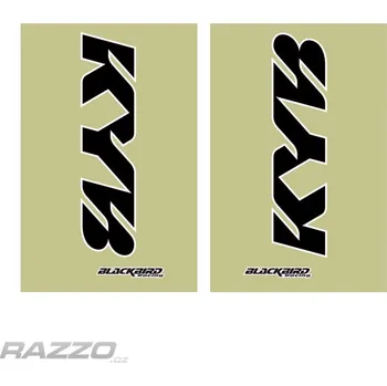 Auto-moto Polep na vidlice BlackBird Upper Fork Decal KYB Black