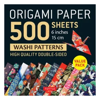 Cizojazyčná kniha Origami Paper 500 sheets Japanese Washi Patterns 6 (List)