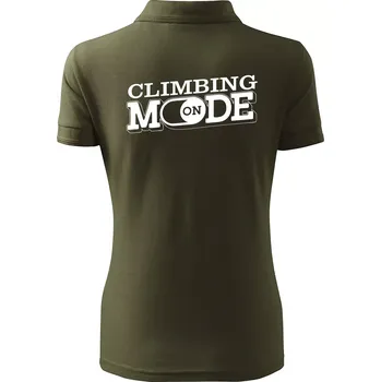 Climbing mode - Polokošile dámská Pique Polo - XS ( Military )