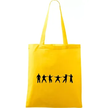 Karate postavy - Taška bavlněná - 42 x 38 cm ( Žlutá )