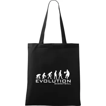 Evoluce Basketball - Taška bavlněná - 42 x 38 cm ( Černá )