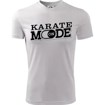 Chlapecké oblečení Karate mode - Dětské triko sportovní (dresovina) - 134 cm/8 let ( Bílá )