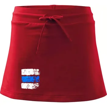 Dámská sukně Turistická značka - modrá - Sportovní sukně - two in one - M ( Červená )